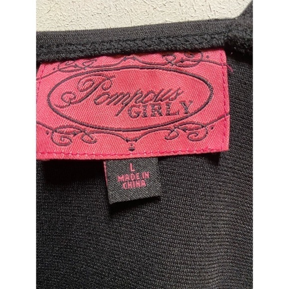 Cobalt, blue and black formal lined dress by Pompous Girly size large Vi… - Picture 4 of 5